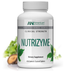 American Nutriceuticals Nutrizyme Proteolytic Enzymes Capsules, 450 Count