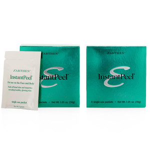 Earthen SkinCare InstantPeel Dead Skin Remover Skin Exfoliant  Safe for Sensitive Skin - 6 Packets/Box (2-Pack)
