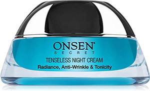 Onsen Secret Wrinkle Repair Tenseless Night Face Cream - Dermatologist Recommended Anti-Wrinkle, Radiance and Tonicity Cream - Anti Aging Ultra Boost
