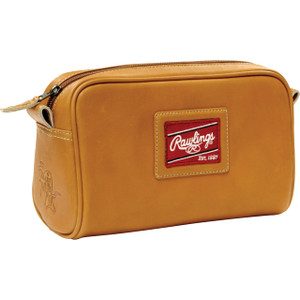 Rawlings | Travel Kit Toiletry Bag Collection | Genuine Leather | Heart of the Hide | Tan | 10" W x 6.5" H x 4" D