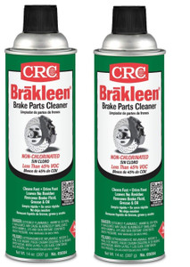 Aerosol CRC 05084 BRAKLEEN Brake Parts Cleaner - Non-Chlorinated 2 Pack2