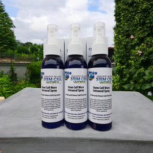 Stem Cell Supplement - 3 PK Deal - Stem Cell Worx Intraoral for 95% Absorption. Scientifically Proven to Activate Your Stem Cells. All Day Energy, Bo