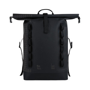 GOT BAG Jason Momoa ROLLTOP Backpack | Durable 100% Recycled Ocean Impact Plastic | Ultra-Light Waterproof Fabric | 15 Laptop Sleeve (Black)