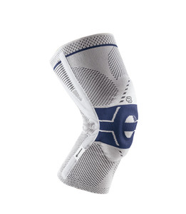 Bauerfeind - GenuTrain P3 - Patella Knee Support - for Misalignment of The Kneecap - Left Knee - Size 1 - Color Titanium