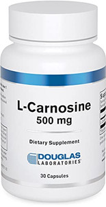 Douglas Laboratories L-Carnosine (500 mg.) | Amino Acid Support for Brain, Skeletal and Heart Muscles | 30 Capsules