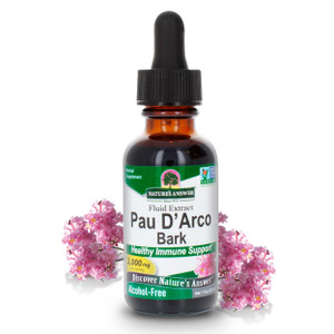 Nature's Answer PAU D'Arco Inner Bark | Supports Immune System | Helps Maintain Intestinal Flora | Alcohol-Free, Gluten-Free, Kosher Certified & No P