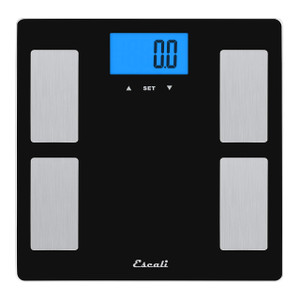 Escali Complete Health 2.0 Body Composition Scale with Bioelectrical Impedance Analysis Technology, Measures Body Fat Percentage, Body Water, Lean Mu