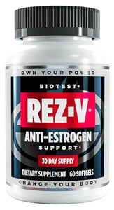 Biotest Rez-V High-Absorption Resveratrol - Anti-Estrogen Support - 30 Servings