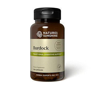 Nature's Sunshine Burdock, 100 Capsules, Improve Your Respiratory, Digestive, and Immune Systems with The Blood-Purifying Compounds in Burdock