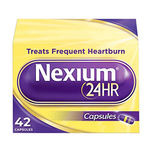 Nexium 24HR Acid Reducer Heartburn Relief Capsules for All-Day and All-Night Protection from Frequent Heartburn, Heartburn Medicine with Esomeprazole