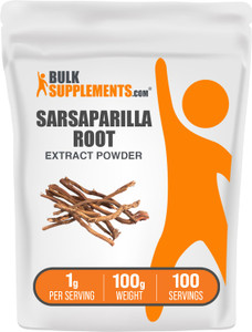 BulkSupplements.com Sarsaparilla Root Extract Powder - Sarsaparilla Supplement, Smilax Sarsaparilla Root - Herbal & Gluten Free, 1g per Serving, 500g