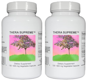 Supreme Nutrition Thera Supreme, 130 Pure Herbal Combination Vegetarian Capsules | 2 Pack