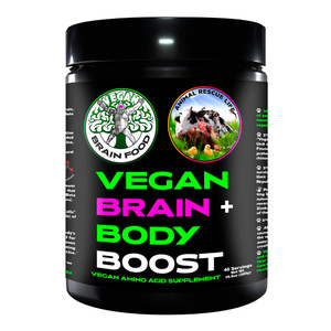 Vegan Brain & Body Boost: The Cherry On Top of A Plant-Based Lifestyle | Working Intelligence | Anti-Aging | Physical Fitness | Vegan Amino Acids - C