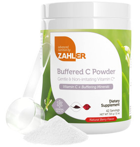 Zahler Buffered Vitamin C Powder - Ascorbic Acid with Calcium, Magnesium, Potassium Ascorbate Buffering Minerals - Kosher Berry Flavor Non-GMO Antiox