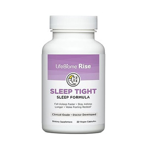 Healthy Directions LifeBiome Rise Sleep Tight with Immediate and Extended-Release Melatonin Plus GABA in Innovative Microbeadlets Helps You Wind Down