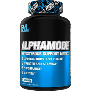 Evlution Nutrition Alphamode - Support Matrix for Men - Performance + Recovery Supplement Strength + Stamina Support - Vitamin D3 & B6, Ashwagandha R