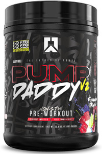 RYSE Pump Daddy V2 Pre Workout Powder - Noel Deyzel Signature - Freedom Rocks - Non-Stim Supplement with Citrulline, Creatine and Beta Alanine for Pu