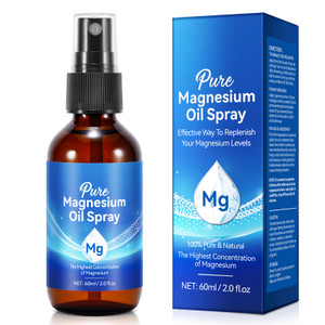 Magnesium Oil Spray, Pure Magnesium Oil Spray for Feet, Topical Magnesium in Bottle, Fast Absorption, Unclog Pores, Perfect for Sports, Relaxing & Sl