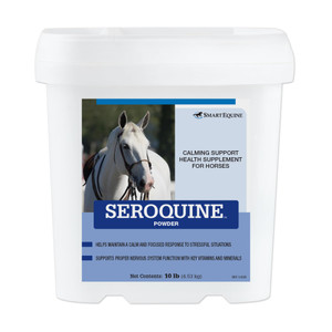 SmartEquine Seroquine Powder | Seroquine Horse Calming Supplement | Herb Free Calming Supplement for Horses | Ideal for Keeping Your Horse Calm Befor