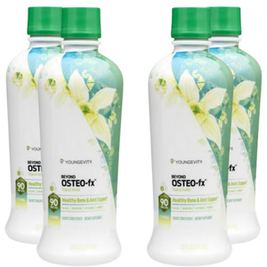 Youngevity Beyond Osteo-FX Liquid 32 oz - Calcium & Magnesium 1200/300mg + Vitamin D3, Zinc, MSM, Glucosamine + 77 Trace Minerals - Supplement for Bo
