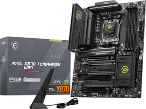 MSI MAG X870 Tomahawk WiFi Gaming Motherboard (AMD Ryzen 9000/8000/7000 Series Processors, AM5, DDR5, PCIe 5.0, M.2 Gen5, SATA 6Gb/s, USB 40Gbps, HDM