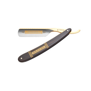 DOVO Bizmark Straight Razor with Ebony Wood Handle 6/8''