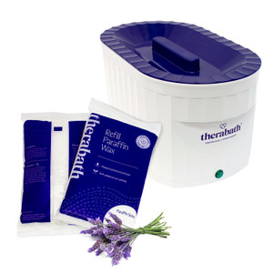Therabath Professional Thermotherapy Paraffin Bath - Arthritis Treatment Relieves Muscle Stiffness - for Hands, Feet, Face and Body - 6 lbs Lavender