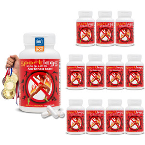 SPORTLEGS Fast Fitness Boost Pre Workout for Men and Women, Lactic Acid Supplement, Sports Endurance Fuel, Endurance Supplements for Runners - NSF Ce