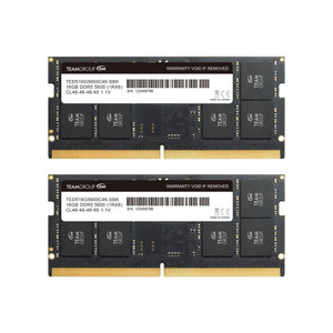 TEAMGROUP Elite SODIMM DDR5 32GB (2x16GB) 5600Mhz (PC5-44800) CL46 Non-ECC Unbuffered 1.1V 262 Pin Laptop Memory Module Ram - TED532G5600C46ADC-S01