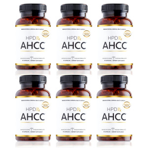 HPD Rx Premium AHCC & Shiitake Mushroom 1100 mg per Serving Supplement, Natural Immunity Booster, Maintains Natural Killer Cell Activity | AHCC is Pr