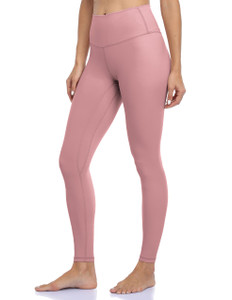 Colorfulkoala Women's Buttery Soft High Waisted Yoga Pants Full-Length Leggings (XS, Mauve Pink)