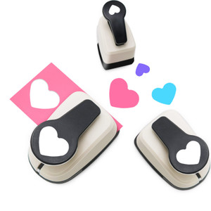 Heart Hole Punch, Paper Punches, HeartPunches for Paper Crafts, Heart Puncher, Hole PuncherHeart, Shaped Hole Punch, 1 inchHeart Paper Punch, 5/8 inc