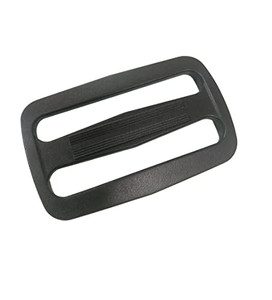 D DrNeeko 10 Pcs 2 Inch Black Plastic Tri-glide Slides Button Adjustable Webbing Triglides Slider Buckle for Belt Backpack and Bags (2" 50mm)