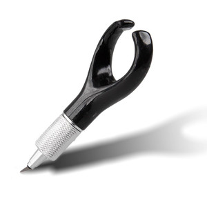 Craft County Loop Handle Pen-Grip Crafting Knives  Ergonomic Precision Blades for Scrapbooking, Sewing, and More! (Swivel)