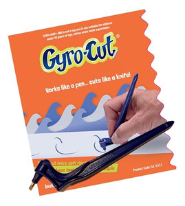 Genuine Gyro-Cut® Ultimate Craft Tool with Rotating Standard Cut Paper Blade - Stencil Making and Scrapbooking
