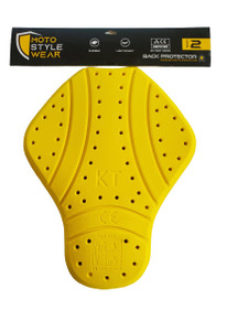 MOTOSTYLEWEAR Universal-CE-2 Back Armor Protection Pad, Level 2 Approved Armor Pads for Motorcycle Jackets, CE Level 2 Back Protector, CE Insert Armo