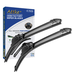 ATTKE OEM Quality Front Windscreen Wiper Blades for Toyota 4Runner 1984-2002/Toyota Tacoma 1995-2004 (17?+17? Front Windshield Wiper Blade Set)
