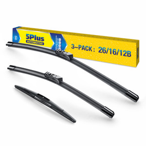 3 Wipers 26"/16"/12" Replacement For SUBARU CrossTrek 2023 2022 2021 2020 2019 2018 Impreza 2023-2017 wiper blades(Set of 3), 26 Inch+16 Inch Windshi