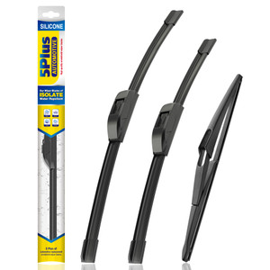 5 PLUS® Silicone Windshield Wipers Replacement for NISSAN Rogue 2014-2023 Pathfinder 2013-2020 Wiper Blades(3 PCS),Automotive Replacement Windshield