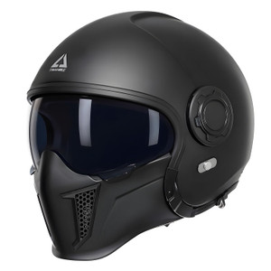 TRIANGLE Full Face Motorcycle Helmets,Off-Road Motocross Helmet for Men & Women,Dual Visor with Internal Tinted Sunshield,Open Face 3/4 Adult Racing