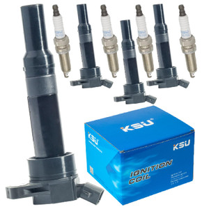 Ignition Coil Pack with Iridium spark plug for Kia Soul Forte Forte5 Hyundai Tucson Elantra Elantra GT (1.8L 2.0L ONLY) 2011-2016 Replacement for UF6