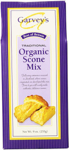 Garvey's Organic Traditional Scone Mix, 9 Ounce (Pack of 6)