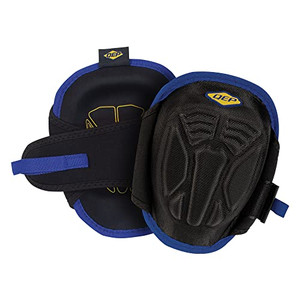 QEP F3 Stabilizer Knee Pads with Memory Foam, Gel Cushion, Neoprene Fabric Liner and Pen Storage, Black (79642)