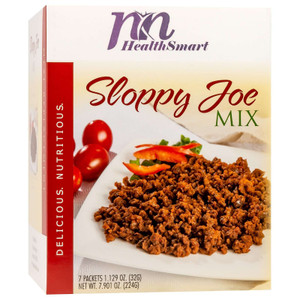 HealthSmart High Protein Sloppy Joe Mix, 15g Protein, Low Calorie, Low Carb, Low Fat, No Gluten Ingredients, Vegetarian, Keto Diet Friendly, Ideal Pr