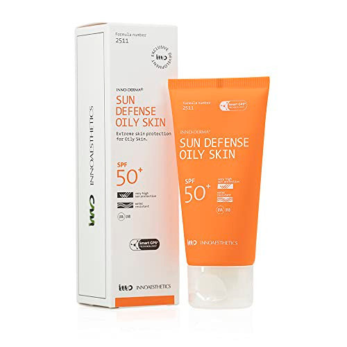 Inno-Derma Sun Defense Sunblock UVP 50+ Oily/Combination Skin-New Presentation