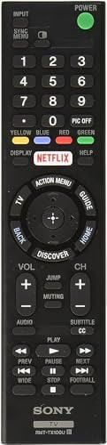 Original Sony LED Smart TV Remote Control RMT-TX100U Netflix