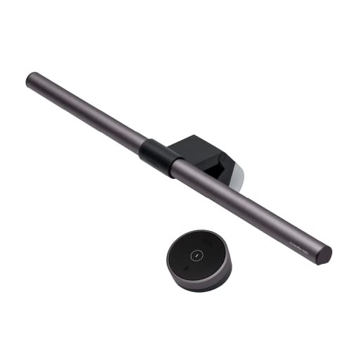 BenQ ScreenBar Halo LED Monitor Light Bar - Wireless Controller, Backlight, Adjustable Brightness/Color Temperature, Eye-Care Light Bar, No Screen Gl