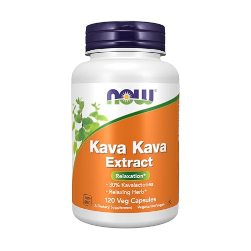 NOW Foods Kava Kava 250mg 120 Capsules