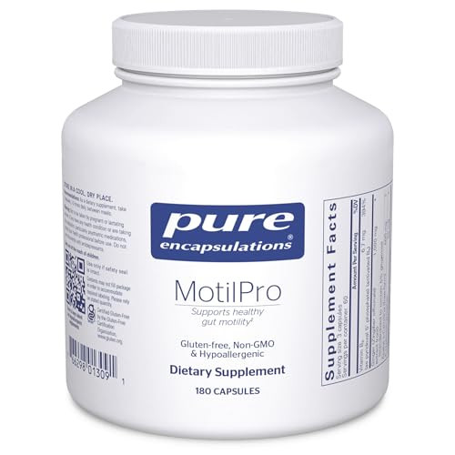 Pure Encapsulations MotilPro | Hypoallergenic Dietary Supplement to Promote Healthy Gut Motility* | 180 Capsules