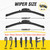 5 PLUS® Windshield Wiper Blades 22 Inch + 22 Inch (2 PACK), Automotive Replacement Windshield Wiper Blades For My Car - OEM Quality Premium All-Seaso